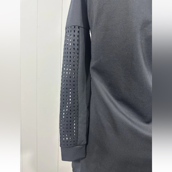 Fabletics Sweatshirt Dress Women Size S Black Tilly Athletic Dress Mini Dress - Picture 9 of 13